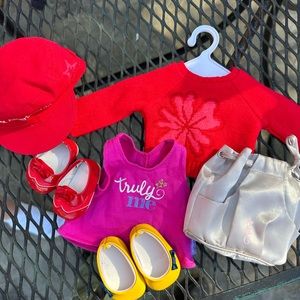 American Girl red accents